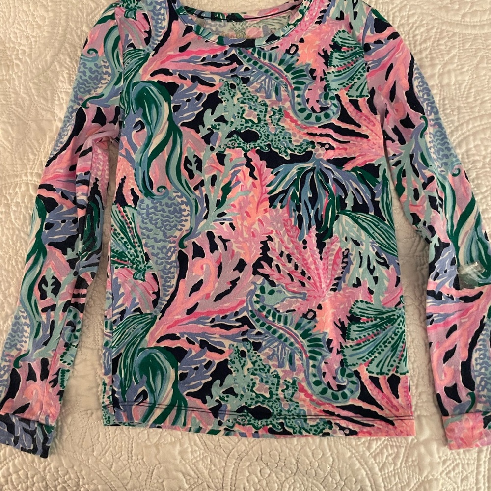 Lilly Pulitzer girls pajama top size 8